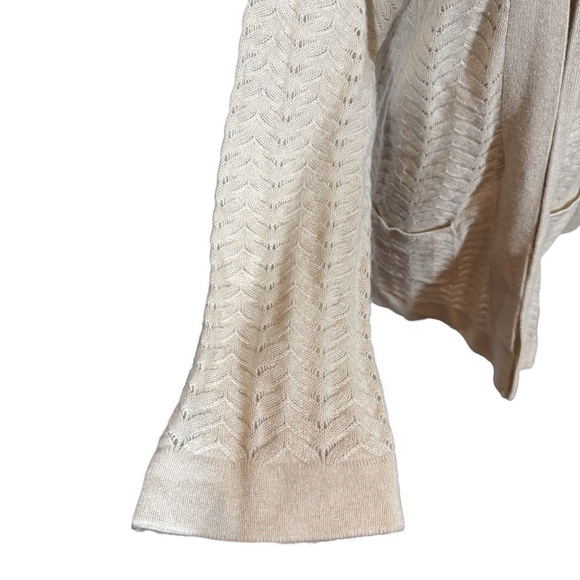 Johnny Was Camille Short Kimono Cashmere Linen Cardigan - Picture 5 of 12